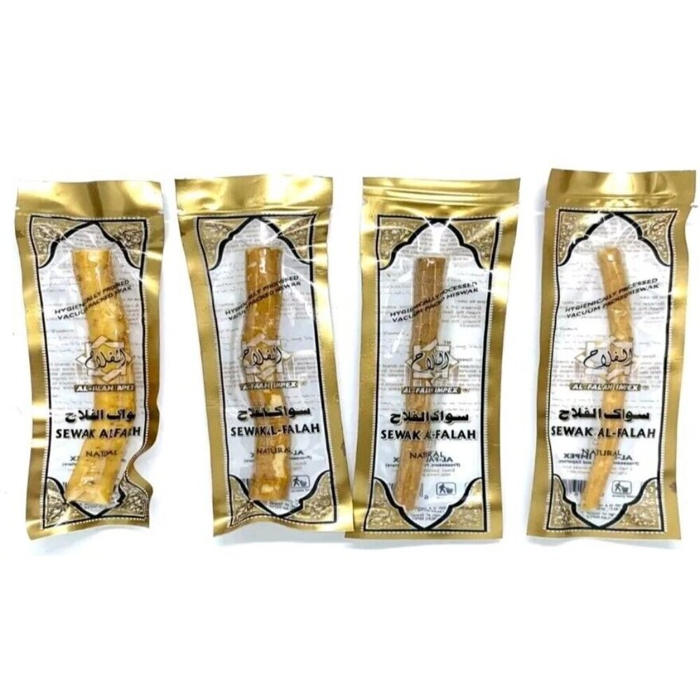 Al-Falah Miswak (Sewak) Traditional 100% Natural Toothbrush Lot (4) USA SELLER! - Picture 5 of 5